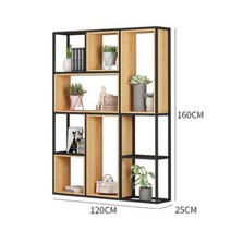 공간분리 가벽 원룸 분할 파티션 낮은 셀프 침대 알파룸 안방 주방 우드 식당 카페, 120x25x160cm