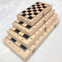 체스 세트 자석없는 1 개의 체스 학습 세트 옥외 여행 게임에 대하여 큰 체스 검수원, 24x24cm