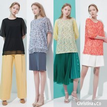 크리스티나앤코(Christina&Co) 크리스티나앤코 소프트 플라워 티블라우스 4종세트