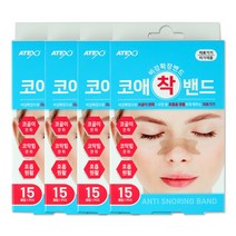 해호 해호 코애착밴드 15매입 코골이완화 4개, 단품