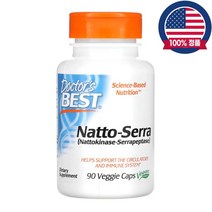 닥터스베스트 나토키나아제 2000FU 세라펩타아제 40000SPU 칼슘 90식물성캡슐, 1개, 90정