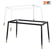 도리퍼니처 이플 1400 프레임 / 철제 식탁 4인 고급 테이블 상판 블랙 화이트 골드 세라믹 식탁 가구 다리