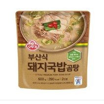 오뚜기 부산식 돼지국밥 곰탕, 500g, 7개