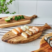 바우하우스 생활의달인 캄포 도마 물고기 플레이트 4218