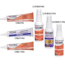 Zymox 자이목스 토피컬 크림(28g) 스프레이(56ml) 반려동물 피부연고 / Zymox Topical, 0%, 스프레이