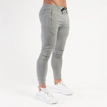 남자 트레이닝 짐웨어 조거팬츠 바지 츄리닝 머슬핏 솔리드 스키니 캐주얼 조깅 스웨트