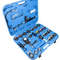 공기질 측정기 새집 자동차 물 탱크 펌프 압력 게이지 누출 감지기 냉각수 부동액 교체 필러 도구 28 피스