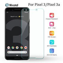 구글 픽셀 3 용 9H 경도 강화 유리 보호기, 01 3 Pieces Glass, 02 For Pixel 3a