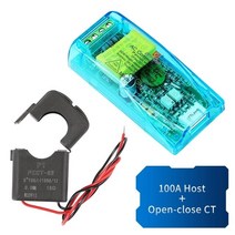 전기요금측정기 최신 버전 TTL ModbusRTU 전력 에너지 와트 미터 AC 220V 100A 전기 볼트 앰프 PF 주파수 K, [03] 100A Open CT