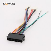 286 386 486 586 구형 컴퓨터용 전원 케이블 코드 20 핀 ATX 2x 포트 6 AT PSU 컨버터 변환기