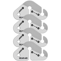 GEAR AID 가이라인 텐셔너 텐트 방수포를 빠르게 고정하고 캠프에서 팽팽한 빨랫줄을 설치하는 데 사용, Guyline Tensioner