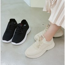 니트 스판 푹신한 운동화 엄마 할머니 발편한 신발 50대 60대 MD6516