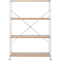 무인양품 MUJI 떡갈나무 SUS선반 세트 와이드 M 4549337239005, 내추럴