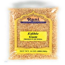 Rani Edible Gum Whole (Arabica Gum) 14oz (400g) Bulk ~ All Natural Salt-Free | Vegan | No Colors |, 1, 400g