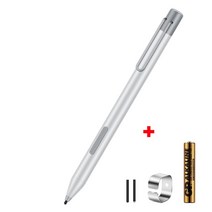 스마트폰 태블릿 호환 터치펜 스타일러스 펜 Microsoft Surface Pro 7 6 5 Go Book 3 노트북 스튜디오 스마, 한개옵션1, 01 pen with 2 refill