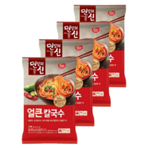 동원 면발의신 얼큰칼국수, 4개, 268g