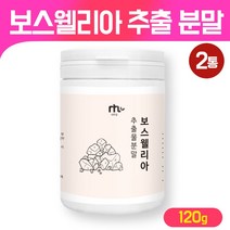 인도산 보스웰리아 분말 100% 무릎 관절 연골 건강에 좋은 차 프리미엄 원물 추출물 가루 보스웰릭산 홈쇼핑 보조 식품, 인도 보스웰리아 추출물 분말 120g, 2개