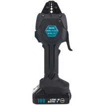 클라우케 압착기 충전식 무선 전동 소형 단자 압축기, EW-50X 5.0 배터리 장착