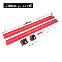 목공 기계 부품 전동공구 트랙 톱 스퀘어 가이드 레일 클램프 90도 포지셔닝 플레이트, Guide Rail and Stop