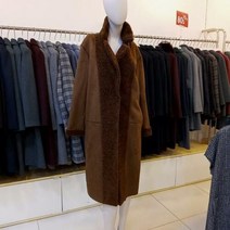 이랜드 [프로그램]프로그램 NC 해운대점 90%파격할인 양털카라 롱 무스탕 P194L009-2_이랜드리테일