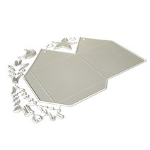 나무 문 별 금속 절단 다이 스텐실 스크랩북 DIY 앨범 스탬프 종이 카드 엠보싱 장식 공예, 은