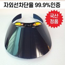 강록이네 인증받은 99.9%UV차단 국산 사계절 여성썬캡