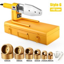 용접기 용접 도구 부품 장비 용품 파이프 기계 1400w1000w800w 파이프 납땜 인두 플라스틱 pbpppeppr 튜브 가열 핫멜트 6323 유형, 1000w 유형 g
