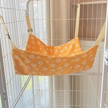 튼튼 원목 고양이 캣타워 캣폴 놀이터 우드 직조 운동기구 타워 스크래처, M-(48*37cm), 옐로우 데이지-아이스 원단