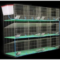 토끼 대형 철장 애완 키우기 하우스 소동물장 트레이, 두꺼운 12비트 철 와이어 베이스 케이지