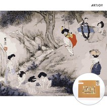 아트조이 DIY 명화그리기 (물감2배) 신윤복_단오도 40X50cm