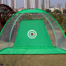 골프 그물망 실내 개인 골프 연습장 텐트 연습 망 기구 네트 어프로치 퍼팅 스윙 연습기, 그린소형(1M)
