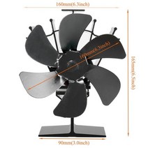 [캠핑히터] SF105G 벽난로 화력 휴대용 6 블레이드 알루미늄 합금 조용한 벽난로, 협력사, 205S