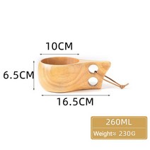 군대반합 캠핑냄비밥 야외 수제 나무 머그잔 커플 컵 캠핑 커피 차 우유 물 홈 휴대용 아침 식사, 01 A