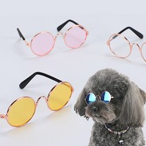 제이스 패션템 강아지 고양이 선글라스 도글라스 냥글라스, 8. 골드블루