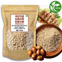 신영몰 도토리묵 전분 분말 가루 국내가공 도토리묵 만들기 재료, 500g, 1개