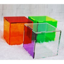 [숨디모스] 조립식 아크릴 박스, 오렌지