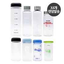 마이보틀 미니 트라이탄 패트 물병 디자인랜덤X4개, 단품