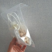마스크 보관함 케이스 편백나무 지퍼백 위생 파우치 항균 탈취 입냄새 제거 큐브 칩, 소_실버, 소_실버