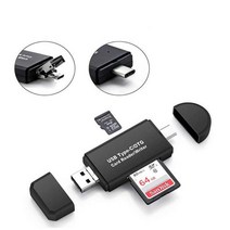 Electop 유형 c 마이크로 usb usb 3 1 otg 카드 판독기에 고속 usb2.0 범용 otg tf/sd 안 드 로이드 컴퓨터, 01 3 In 1 Card Reader