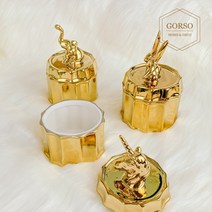 북유럽 스타일 골드 세라믹 보석 반지 주얼리 상자 보관함