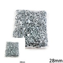 TYDL 12MM 대두 피스 나사못 4 X 28MM 500개입, 500개