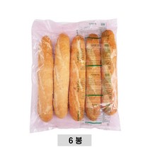 삼립 냉동 모닝바게뜨 에스 925g (185g x 5개입), 6봉