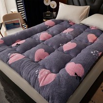 양털 토퍼 램스울 겨울 자가발열 토퍼 매트리스 매트 침대 양면 이불 패드, 60x120cm, 5번