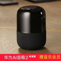 캠핑블루투스스피커 자전거 화웨이 AI 음성 스마트 스피커 2 무선 블루투스 제어 홈, NONE, 3. 색상 분류: 스페이스 블랙 스탠다드 에디션, 포장 종류: 공식 표준 시작 가격 229 및 USB 어댑터 케이블