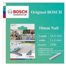 실타카 충전 전기 타카 총 보쉬 1000pcs 11.4mm 문 모양의 총 손톱 전기 스테이플러 diy 나무 홈 목공 도구 액세서리에 대 한 46810mm 스테이플, 길이 10mm