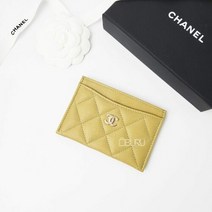 샤넬(명품잡화) 명품샤넬 22FW 클래식 카드홀더 올리브 캐비어 금장 AP0213 1149833 917538045