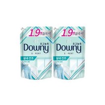 다우니 섬유유연제 엑스퍼트 실내건조 프레시클린 1.35L 2개 초고농축 리필, 다우니 섬유유연제 엑스퍼트 실내건조 프레시클린 1.35