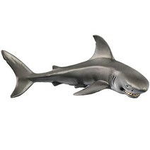 1 Pcs Smile Shark Figurines Aquarium Decor Sealife Replica Aquarium Ornament with Cunning Smile Thr, 기타