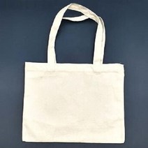 오너클랜 데일리 캔버스 에코 숄더 토트 백 가방 화이트 가로S WAF3DE5