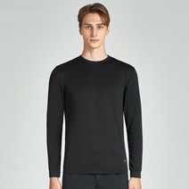 남자 무지 기능성 발열 기모 아웃도어 등산 캠핑 긴팔 티셔츠